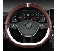 D Shape Car Steering Wheel Cover For Santana 2016-2022 Auto Accesorioss(WINE RED)