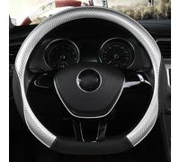 D Shape Car Steering Wheel Cover For Teramont Atlas T-Roc T-cross 2017-2021 Auto Accessories(Titanium)