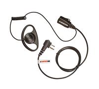 D Shape Earpiece Headset Ear Hanger with PTT Mic compatible with Motorola Radio DP1400 CP200 CP040 GP300 GP88 CLS1110 XT420 XT460 XTNi DTR VL50