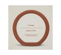 (D-Shape - Elegant Brown, Large - 40cm) Steering wheel cover plush winter universal car steering wheel handle cover short plush non-slip warm imitation lambswool