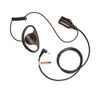 D-Shape Hytera Model: EHS16 Earpiece Ear Hanger with PTT Microphone Compatible with Hytera 1 Pin Radio BD302i, BD352i and PD362i Earpiece