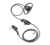 D-Shape In-line PTT Microphone Earpiece Compatible with HYTERA PD405 PD415 PD485 PD505 PD565 Two Way Radio