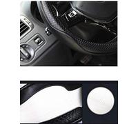 D Shape Steering Wheel Cover 14 Inch 36cm For Small D Type Cars Steering Wheel Protector Car Wheel Cover Wheel Sleeve Protector(Black Red)