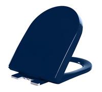 D-Shaped Soft-Close Toilet Seat with Quick Release Hinges - Adjustable Anti-Slip Design for Easy Installation Perfect for Modern Bathrooms & Secure Fit