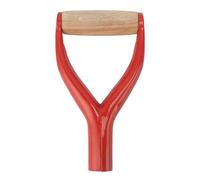 D Shovel Handle - Replacement Shovel Handle Yellow Black, Replacement Shovel Handle D Type Grip | Anti-Russian Metal with Wood Core Insert, Durable Ergonomic Shovel D Grip Pre Grip
