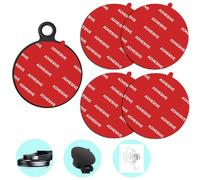 D.SKING 4 Pack 2.76"(70mm) Very High Bond Sticky Adhesive Replacement,Circle Double Sided Pads Gule for Dashboard/Windshield Suction Cup Phone Holder Car DVR Home Suction Hooks GPS Navigation (Red)