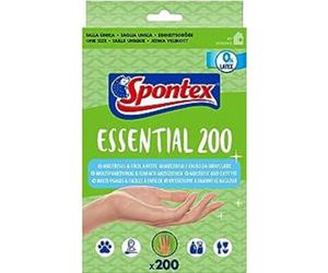(D) Spontex Essential Disposable Gloves 200 Pack