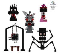 (D) Sprunki Building Blocks Sprunki Dolls Oren Wenda Lime Bricks Figure Toy DIY Assembled Toys Kids Birthday Gifts Home Decors