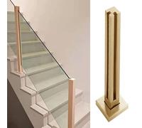 d Stainless Steel Square s Railing Posts, Fence Panel Kits, s Stair Railing Post Systems, Suitable for Indoor Stairs/Outdoor Steps, Three Types to Choose from. Corner Post-120cm/47.2in