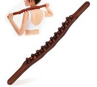 d Stick Tools Wood Therapy Massage Tools for Body Shaping,31 Beads Back Massage Roller Stick,Lymphatic Drainage Massager for Body Shaping (31beads)