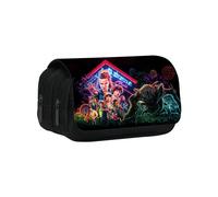 (D) Stranger Things Pencil Case 3D Printed School Large Capacity Pen Pouch Kids Boys Girls