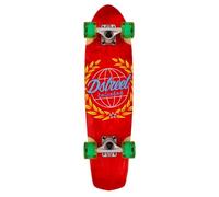 D-Street DSTREET Cruiser Atlas Skateboard Unisex Adult, unisex_adult, Red (Red), 28 IN