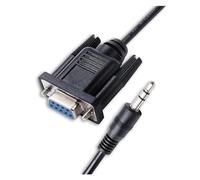 D-sub 9 Pin DB9 Female RS232 Serial to 3.5mm Stereo Communication Cable for 700G Digital Pres-ure Gauge(1m)