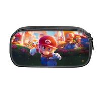 (D) Super Mario Bros Theme Pencil Case School Supplies Pencil Bag Students Pen Case Kids Stationery Storage Bag Gifts
