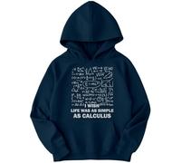 D&T Boys and Girls Math-Themed Design National Numeracy Number Day Maths Day Ideas Jumper Hoody #ND 12-14 Years Navy