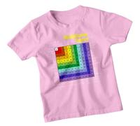 D&T Boys and Girls Multiplication Table Number Day Maths Day Ideas T-Shirt #ND 7-8 Years Light Pink
