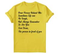 D&T Dear Person Behind Me Mental Health Awareness Anxiety Depression Emotional Regulation End The Stigma T-Shirt #MHA4 Daisy 9-11 Years