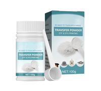 D T F Transfer Powder 500g White Digital Transfer Hot Melt Adhesive, D T F Pretreat TransferPowder For Non-Treated Cotton, Silk, Polyester, Denim, Nylon, Leather