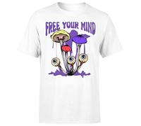 D&T Free Mind Trippy Psychedelic Mushroom Hipster Boho Hippie Mens Tshirt #P1#Or#A