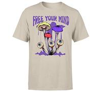 D&T Free Mind Trippy Psychedelic Mushroom Hipster Boho Hippie Mens Tshirt #P1#Or#A