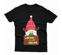 D&T Gnome Sweet Gnome Happy Ideas Funny Family Matching T-Shirt #MC Black 2XL