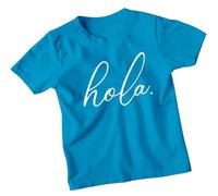 D&T Hello in Different Language Spanish Kids T-Shirt | Childrens Boys Girls Graphic Tee | Cute Greeting Gift School, Birthday, Holiday Outfit 3-4 Years