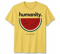 D&T Humans Above All Else Watermelon Unisex T Shirt Solidarity Apparel Statement Graphic Tee Mens Womens Top Unisex S Sunflower