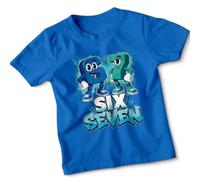 D&T Listen Up Rizzlers This Sigma Has Six Seven 67 Aura Energy No Cap Slang Memes National Numeracy Number Day Kids Graphic Tshirt 12-13 Years Royal