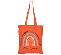 D&T Personalized Teacher Tote Bag - It Takes a Big Heart Design - Custom Name Thank You Gift, Sentimental Appreciation Present #TD