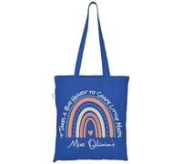 D&T Personalized Teacher Tote Bag - It Takes a Big Heart Design - Custom Name Thank You Gift, Sentimental Appreciation Present #TD