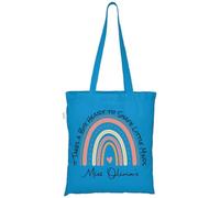 D&T Personalized Teacher Tote Bag - It Takes a Big Heart Design - Custom Name Thank You Gift, Sentimental Appreciation Present #TD