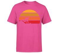 D&T Retro Vintage Mountain Bike Biking Cycling Birthday Trendy Mens Tshirt#P1#OR#A Heliconia L