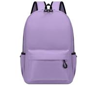 D&T School Backpack WaterProof Back to School, Plain Kids Backpack for Girls and Boys A Unique Rucksack Ideal for School Children Causal Travel School Bags Light purple