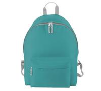 D&T School Backpack WaterProof Back to School, Plain Kids Backpack for Girls and Boys A Unique Rucksack Ideal for School Children Causal Travel School Bags Emerald/Graphite Grey O/S