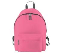 D&T School Backpack WaterProof Back to School, Plain Kids Backpack for Girls and Boys A Unique Rucksack Ideal for School Children Causal Travel School Bags True Pink/Graphite O/S