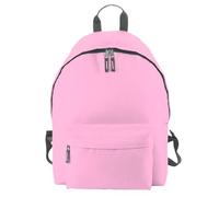 D&T School Backpack WaterProof Back to School, Plain Kids Backpack for Girls and Boys A Unique Rucksack Ideal for School Children Causal Travel School Bags Classic Pink/Graphite O/S