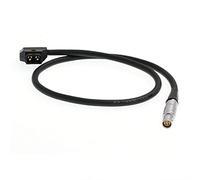 D-tap Female 4 Pin Flexible Power Cable for Canon C300 Mark II, C200 Camera 24''