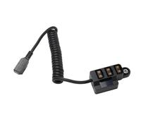 D Tap Splitter Cable with LED Digital Display B Type 3 Port D Tap Splitter Hub Power Cable for V Mount Camera Battery