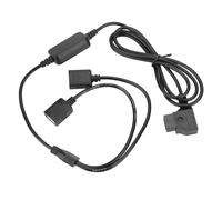 D - Tap to 5V Dual USB Power Cable for Camera, Bauer V - Mount Battery Power Adapter, 2A Output with Reverse Polarity & Short Circuit Protection, for DSLR Mirrorless