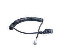 D-TAP to BMPCC 4K/6K Coiled Power Cable for Blackmagic Pocket Cinema Camera for V Mount Mount Battery