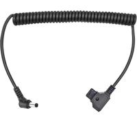 D-Tap to DC 5.5 2.1mm 12V Coiled Power Cable Compatible with Canon C70, Atomos Shogun Ninja, SmallHD Indie 7, Blackmagic Video Assist, KiPRO, Right Angle V Mount Gold Mount Battery Power Adapter, 59"