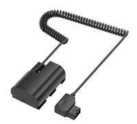 D Tap to DR-E6 Dummy Battery Coiled Cable for V-Mount Battery replace LP-E6 LP-E6N Coupler for Canon EOS 5DS 5DSR 5D Mark II 5DIII 5D IV 60D 60Da 6D 70D 7D 7DII 80D