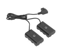 D Tap to F970 F570 F550 Dummy Battery, D Tap to F550 Coupler, Camera Adapter, for Feelword, Ninja V Monitor, Lights