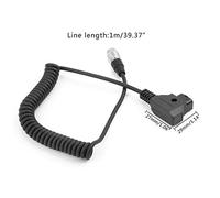 D-Tap To Hirose 4pin Male Plug Power Cable Sound Devices For Zoom F8 Recoeder Plug Adapter Connector Terminal Socket Female Male Cable Solder Parts Wire Butt Screw Interface Digital Disconnect