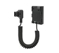 D-Tap to LP-E6 (DR-E6) Dummy Battery Coiled Power Cable Compatible with Canon EOS R, R5, R6, R6 II, R7, 5D II/III/IV, 6D/6D II, 7D/7D II, 60D-90D, Replaces LP-E6 / LP-E6N / LP-E6NH, 47"