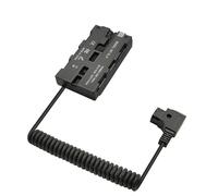 D Tap to NP F550 Dummy Battery Fully Decoded Power Cable Compatible with Sony NP F550/570/770/970, Atomos Ninja Shinobi Monitor, Blackmagic BMPCC,NEEWER, Z CAM, LED Video Lights, 39”