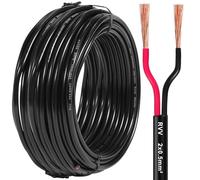 D-TECH 2 Pin Trailer Cable 10 M, Trailer lighting cable 2 core,Vehicle 2 Core Round Cable for trailer caravan, 80V 24V 12V 2 Pin Round Cable 0,5mm²