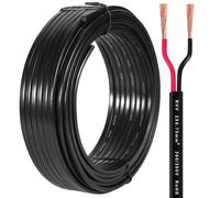 D-TECH 2 Pin Trailer Cable 10 M,Trailer Lighting Cable 2 core,Vehicle 2 Core Twin Flat Cable For Trailer Caravan,80V 24V 12V 2 Pin Automotive Flat Cable 0,75mm²