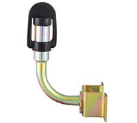 D-TECH Beacon Mounting Bracket,DIN Type Beacon Pole Mount Socket Bracket With Rubber Cover and Cable,Suitable For All Pole Mount Beacons Bulb & LED,Mounting Bracket For Tractor Beacon Light (DTB05)