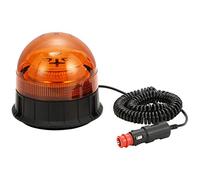 D-TECH LED strobe warning beacon lamp rotating flashing beacon for commercial vehicle agricultural machines，school bus, tractor, excavators, truck(Magnetic Mounting)